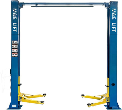 ME 9000Lbs 2 Post Lift Clearfloor Lifts Max. Lifting Height 74.8" 2 Post Car Lift Auto Lift Car Hoist for Home Shop Garage (ME-M90-220V)