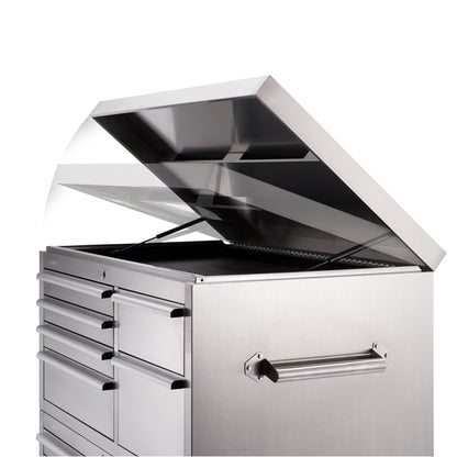 TRINITY 43" X 25" 11-Drawer Stainless Steel Tool Chest