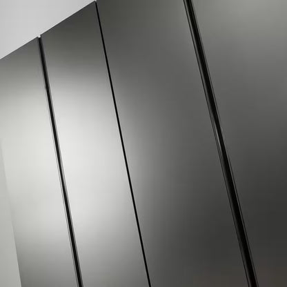 128 In. W X 72 In. H X 20 In. D Nova Series Wood Wall Mounted Garage Storage System in Metallic Grey