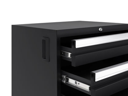 Bold 132-In W X 76.75-In H X 18-In D 8 -Cabinets Steel Black Garage Storage System