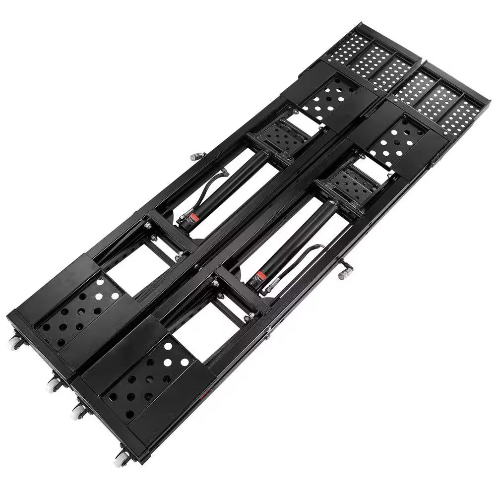Car Lift, 7,000 Lbs. Capacity Portable Car Lift, 26.8 In. Max. Height, Carbon Steel Truck Lift with 120-Volt Power Unit