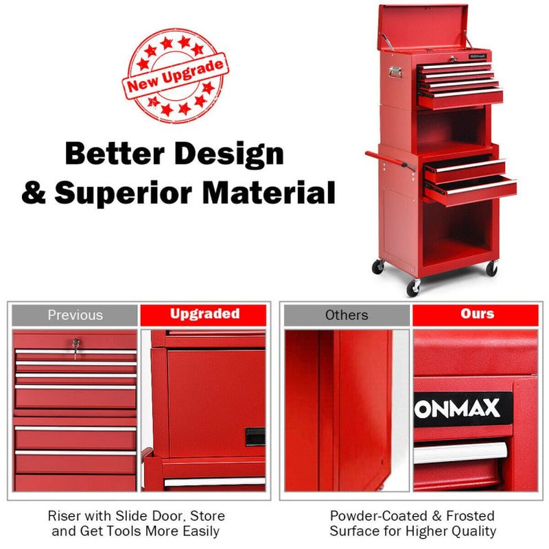 6 Drawers Tool Chest with Heightening Cabinet