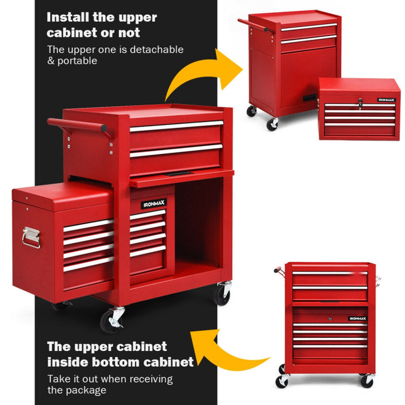 6 Drawers Tool Chest with Heightening Cabinet