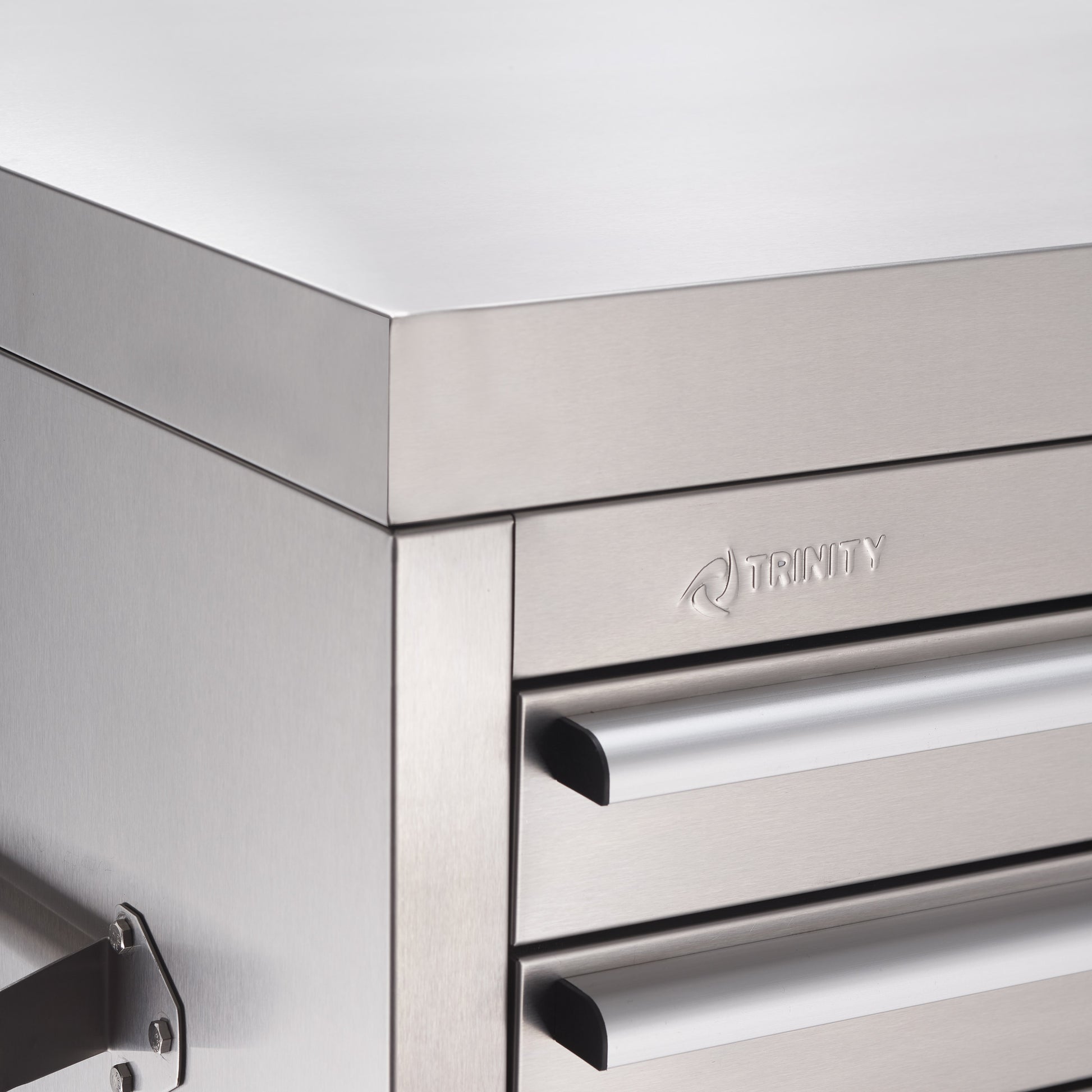 TRINITY 43" X 25" 11-Drawer Stainless Steel Tool Chest