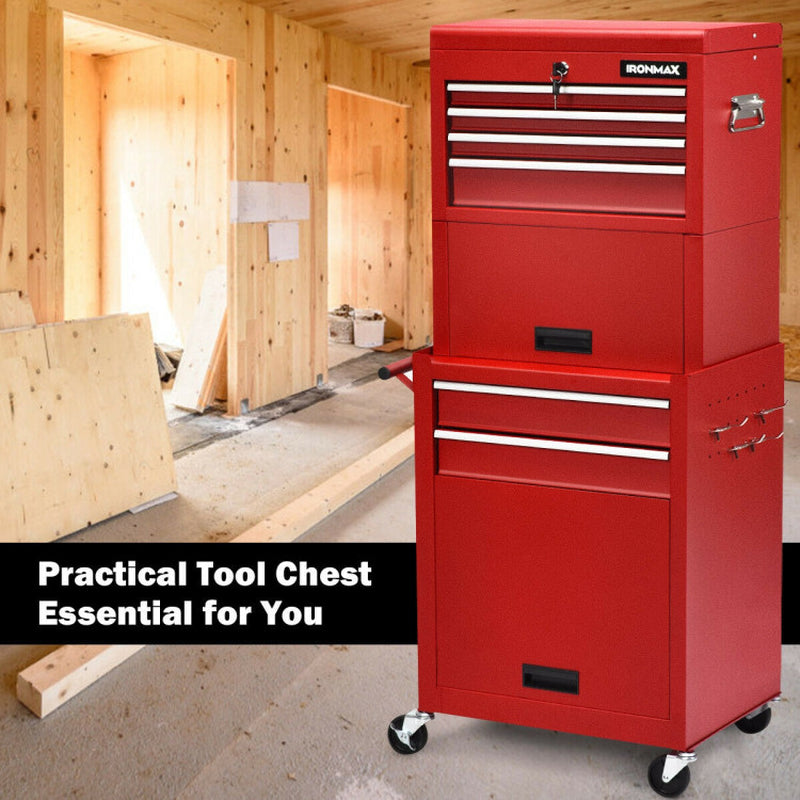 6 Drawers Tool Chest with Heightening Cabinet