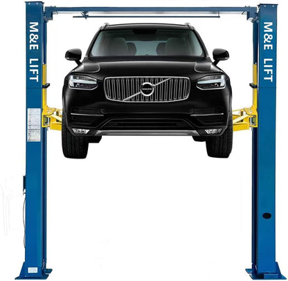 ME-M90S 2-Post Car Lift 9,000 Lb Capacity, Hydraulic Truck Hoist for Home Garage & Auto Shop, 74.8" Max Height