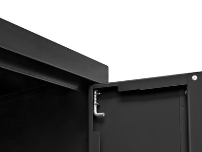 Bold 132-In W X 76.75-In H X 18-In D 8 -Cabinets Steel Black Garage Storage System