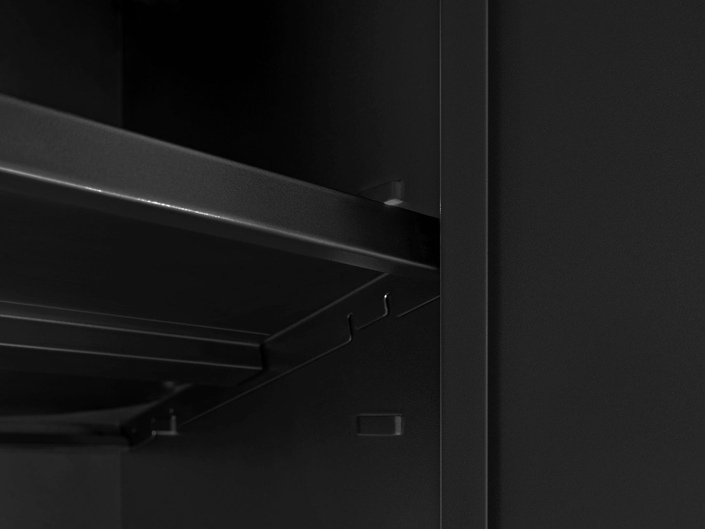 Bold 132-In W X 76.75-In H X 18-In D 8 -Cabinets Steel Black Garage Storage System