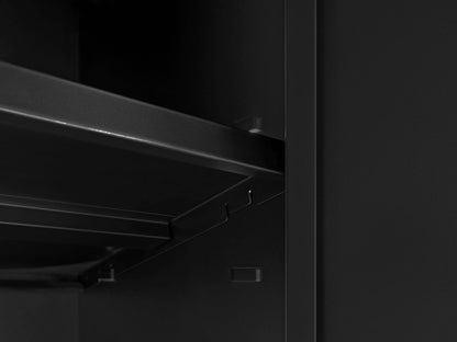 Bold 132-In W X 76.75-In H X 18-In D 8 -Cabinets Steel Black Garage Storage System