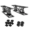 Car Lift, 7,000 LBS Capacity Portable Car Lift, with Extended-Length Plates, 26.8' Max. Height, Heavy-Duty Carbon Steel Truck Lift with 120V Power Unit, Auto Car Jack Lifts for Home Garage Shop