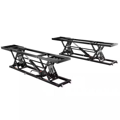 Car Lift, 7,000 Lbs. Capacity Portable Car Lift, 26.8 In. Max. Height, Carbon Steel Truck Lift with 120-Volt Power Unit