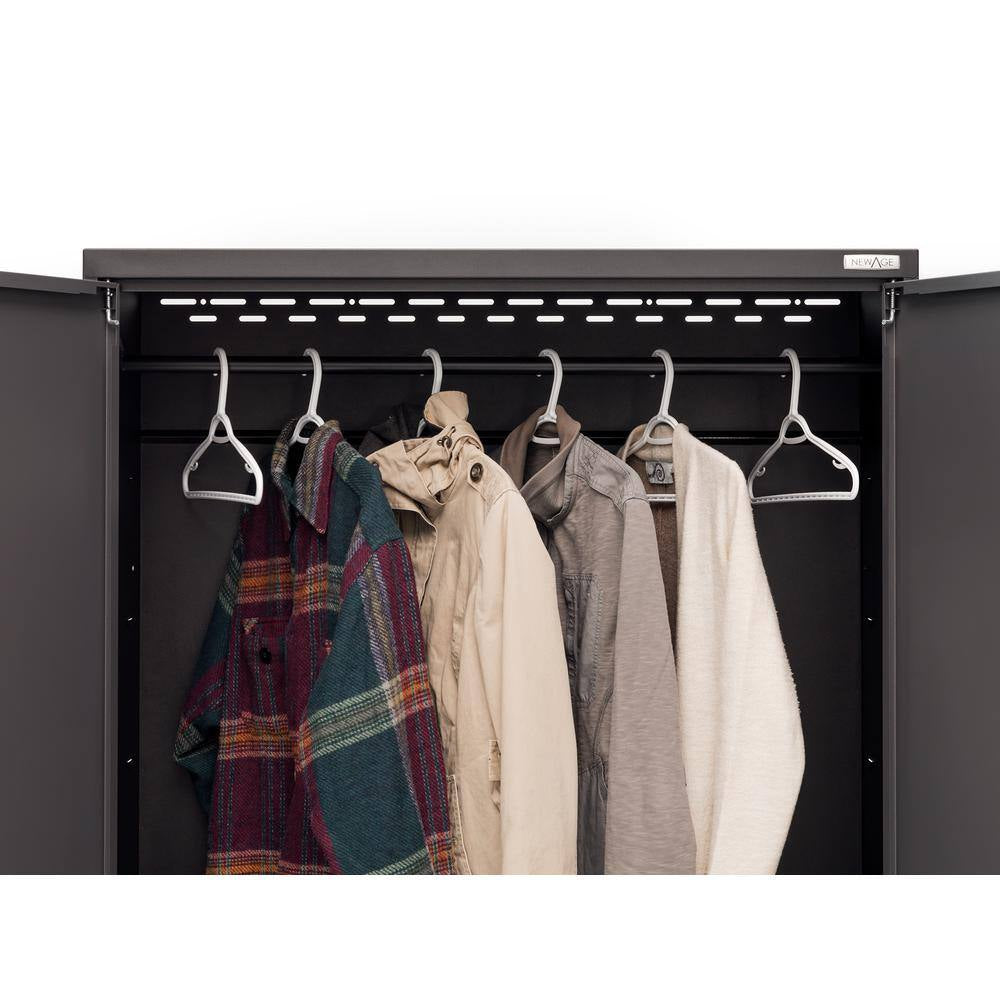 Bold Series 12-Piece 24-Gauge Stainless Steel Garage Storage System in Gray (186 In. W X 77 In. H X 18 In. D)