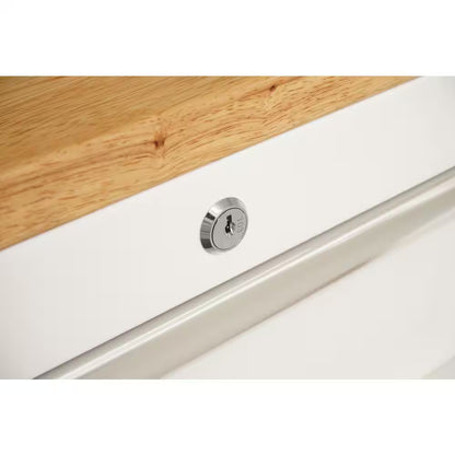 Tool Storage 72 In. W Standard Duty Gloss White Mobile Workbench Tool Chest
