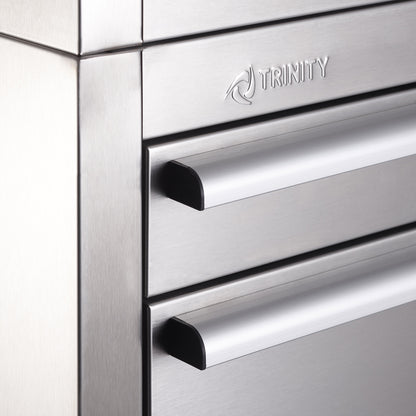 TRINITY 43" X 25" 11-Drawer Stainless Steel Tool Chest
