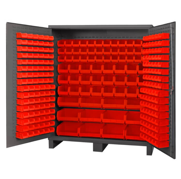 Cabinet with 264 Bins