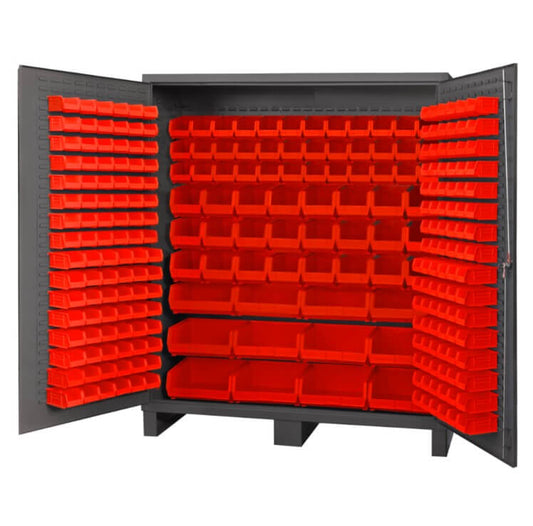 Cabinet with 264 Bins