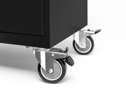 Bold 132-In W X 76.75-In H X 18-In D 8 -Cabinets Steel Black Garage Storage System