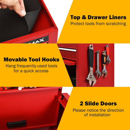 6 Drawers Tool Chest with Heightening Cabinet