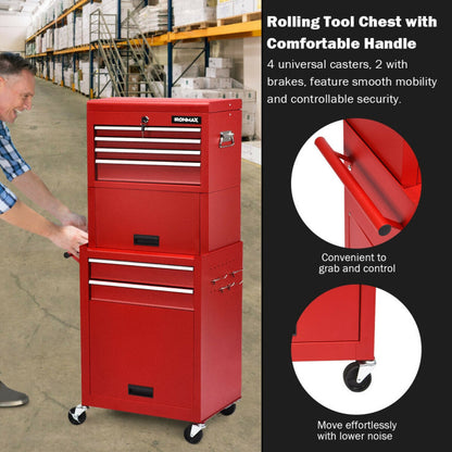 6 Drawers Tool Chest with Heightening Cabinet