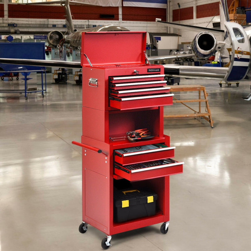 6 Drawers Tool Chest with Heightening Cabinet
