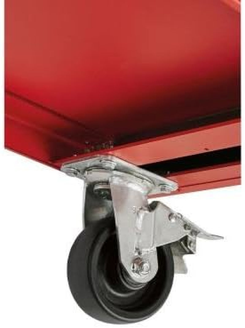 Heavy-Duty, Drawer 16 Tool Chest 46 In. and Rolling Cabinet Set, Red and Black, Personal Valuables Storage Drawer with Separate Lock in the Tool Chest