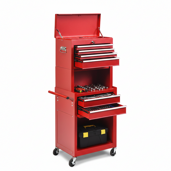 6 Drawers Tool Chest with Heightening Cabinet